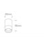 BLACK CYLINDER GU10 10W IP54 thumbnail 2