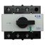 DMM-125/4+CM Switch-disconnector, DMM, 125 A, 4 pole, With blue rotary handle (Type C) and drive shaft, Vertical connection thumbnail 7
