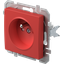 SOCKET FRENCH 2P+E 16A 250V~ RD XO 4417076 thumbnail 2