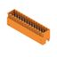 PCB plug-in connector, male header, closed side, THT solder connection, 3.50 mm, Number of poles: 28, 180°, Solder pin length (l): 3.5 mm, tinned, orange, Box thumbnail 2