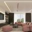 Ceiling lamp RING 3L pink thumbnail 4