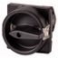 TM-1-8291/E/SVB-SW Control circuit switches, TM, 10 A, flush mounting, Contacts: 2, STOP function, With black rotary handle and locking ring, Lockable in the 0 (Off) pos thumbnail 1