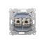 Rockers for roller blind push button SZP1M, Bronze matt, metalic thumbnail 2