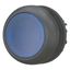 M22S-DL-B Illuminated pushbutton actuator, RMQ-Titan, Flush, momentary, Blue, Blank, Bezel: black thumbnail 2