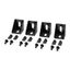 Right Angle Connector x4 Black thumbnail 2