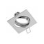 Spot luminaire housing PORTO-K with adjustment, IP20, square, chrome thumbnail 1