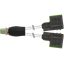 M12 male recept. rear / M12 female 0° A-cod. PUR 4x0.34 gy 1m thumbnail 4