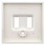 USB charger socket cover, white thumbnail 1
