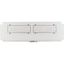 BP-FLP-600-2K-W Cable entry / flange plate for W=600mm, pass-through flange, white thumbnail 4