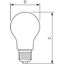 CLA LEDBulb ND 10.5-100W E27 840A60CL thumbnail 3