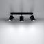 CEILING LAMP MERIDA 3 BLACK GU10 3X40W IP20 thumbnail 5