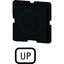 272TQ25 Button plate for push-button, Inscription: UP, 25 x 25 thumbnail 4