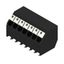 Printed circuit board terminals, 3.50 mm, Number of poles: 7, 135°, black, PUSH IN with actuator, Clamping range, max. : 1.5 mm², Tape thumbnail 4