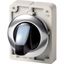 M30C-FWRLK3-W Illuminated selector switch actuator, RMQ-Titan, With thumb-grip, maintained, 3 positions, White, Metal bezel thumbnail 3