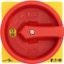 P3-100/EA/SVB/N Main switch, P3, 100 A, flush mounting, 3 pole + N, Emergency switching off function, With red rotary handle and yellow locking ring, Lockable in the thumbnail 4