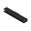 PCB plug-in connector, male header, open side, THT/THR solder connection, 5.08 mm, Number of poles: 13, 90°, Solder pin length (l): 3.2 mm, tinned, black, Box thumbnail 2