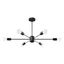 LANGO 6 BLACK CHANDELIER E27 6X60W IP20 thumbnail 2
