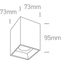 WHITE 12W WW IP20 45deg 230V DARK LIGHT thumbnail 3