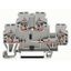 Component terminal block double-deck with 2 diodes 1N4007 gray thumbnail 1