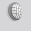 ROUNDED MAXI, 19 W, 850 lm, 830, silver, on/off Ceiling and wall lumin thumbnail 1