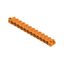 PCB plug-in connector, male header, Flange, THT solder connection, 7.62 mm, Number of poles: 12, 90°, Solder pin length (l): 3.2 mm, tinned, orange, Box thumbnail 2