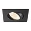 NEW TRIA® UNIVERSAL 68, recessed ceiling light, 2500/3000/4000K, 60°, IP 20, square, black thumbnail 2