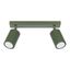 CEILING STRIP WITH TWO MOVABLE GREEN REFLECTORS, CARBON SERIES 2XGU10 thumbnail 1