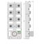 M12 sensor/actuator box 8-way 5-pole thumbnail 1