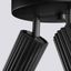 STYLISH BLACK CARBON CEILING LAMP ADJUSTABLE SPOTLIGHTS ON A 3XGU10 ROSEC thumbnail 4