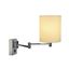 SOPRANA wall light, WL-1, round , white, E27, max. 40W thumbnail 1