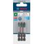 PRO Pozidriv Impact Bit, PZ1, PZ2, PZ3, 55 mm, 3 pcs thumbnail 2