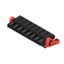 PCB plug-in connector, female plug, 7.62 mm, Number of poles: 8, 180°, PUSH IN with actuator, Clamping range, max. : 2.5 mm², Box thumbnail 4