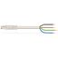 pre-assembled connecting cable Eca Socket/open-ended white thumbnail 3