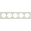 FIVE-GANG FRAME IVORY thumbnail 1