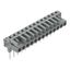 Female connector for rail-mount terminal blocks 0.6 x 1 mm pins angled thumbnail 1