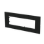 Frame - 1-gang / 7-modules - Niessen logo - S - Matt Black thumbnail 2