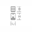 Suspension L 25 B 31 H 39 colour: aluminium thumbnail 4