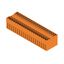 PCB plug-in connector, male header, closed side, THT solder connection, 5.00 mm, Number of poles: 40, 180°, Solder pin length (l): 3.2 mm, tinned, orange, Box thumbnail 2