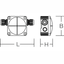 Spring system housing L 85 B 85 H 51 colour: grey thumbnail 4