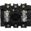 P3-63/EA/SVB/2HI11 Main switch, P3, 63 A, flush mounting, 3 pole, 2 N/O, 2 N/C, Emergency switching off function, With red rotary handle and yellow locking ring thumbnail 2