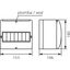 Surface-mounted distribution board - RM 7S (N+PE) with glass thumbnail 2