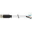 M8 female 0° A-cod. with cable PVC 4x0.25 gy UL/CSA 12.0 m thumbnail 2