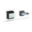 P3 Main switch, 80 A,Rear mounting, 3 pole, Form M4/K2-G, Gray, Short  thumbnail 1