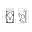 Fixed socket COMBO-POL 32A 4P 6h IP44 thumbnail 2
