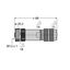 Field-Wireable Connector Female Connector M12 × 1, Straight   FW-M12KU5W-G-ZF-ME-SH-9 thumbnail 1