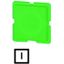 11TQ25 Button plate for push-button, Name: ON, 25 x 25 thumbnail 1