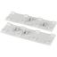 AP-45 Blanking plate for 45 MM cut-outs, lockable, 2 x 10 SU, white thumbnail 4