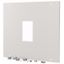 XMN43F06C Front plate, NZM4, 3p, fixed version, W=600mm, grey thumbnail 1