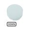 M22-XDLH-W-GB4 Button lens, raised white, DOWN thumbnail 4