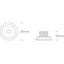 WHITE COB 6,5W CCTV 700mA IP54 ADJUSTABLE thumbnail 2
